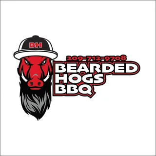 Bearded Hogs food truck logo