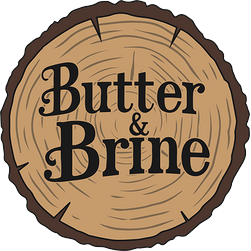 Butter and Brine food truck logo