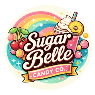 Sugar Belle Candy Co. food truck logo